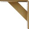 imageEkena Millwork BKTM02X20X20TRSS 2Inch W x 20Inch D x 20Inch H Traditional Bracket Stainless SteelHammered Gold