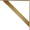 imageEkena Millwork BKTM02X20X20TRSS 2Inch W x 20Inch D x 20Inch H Traditional Bracket Stainless SteelHammered Gold