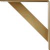 imageEkena Millwork BKTM02X20X20TRSS 2Inch W x 20Inch D x 20Inch H Traditional Bracket Stainless SteelHammered Gold