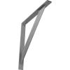 imageEkena Millwork BKTM02X20X20TRSS 2Inch W x 20Inch D x 20Inch H Traditional Bracket Stainless SteelHammered Gray