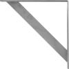 imageEkena Millwork BKTM02X20X20TRSS 2Inch W x 20Inch D x 20Inch H Traditional Bracket Stainless SteelHammered Gray