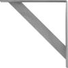 imageEkena Millwork BKTM02X20X20TRSS 2Inch W x 20Inch D x 20Inch H Traditional Bracket Stainless SteelHammered Gray