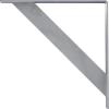 imageEkena Millwork BKTM02X20X20TRSS 2Inch W x 20Inch D x 20Inch H Traditional Bracket Stainless SteelHammered Light Blue