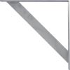 imageEkena Millwork BKTM02X20X20TRSS 2Inch W x 20Inch D x 20Inch H Traditional Bracket Stainless SteelHammered Light Blue