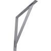 imageEkena Millwork BKTM02X20X20TRSS 2Inch W x 20Inch D x 20Inch H Traditional Bracket Stainless SteelHammered Light Blue