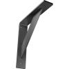 imageEkena Millwork BKTM02X20X20TRSS 2Inch W x 20Inch D x 20Inch H Traditional Bracket Stainless SteelHammered Silver