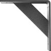 imageEkena Millwork BKTM02X20X20TRSS 2Inch W x 20Inch D x 20Inch H Traditional Bracket Stainless SteelHammered Silver