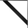 imageEkena Millwork BKTM02X20X20TRSS 2Inch W x 20Inch D x 20Inch H Traditional Bracket Stainless SteelHammered Silver