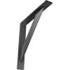 imageEkena Millwork BKTM02X20X20TRSS 2Inch W x 20Inch D x 20Inch H Traditional Bracket Stainless SteelHammered Silver