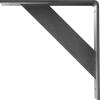 imageEkena Millwork BKTM02X20X20TRSS 2Inch W x 20Inch D x 20Inch H Traditional Bracket Stainless SteelHammered Silver