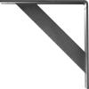 imageEkena Millwork BKTM02X20X20TRSS 2Inch W x 20Inch D x 20Inch H Traditional Bracket Stainless SteelHammered Silver