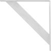 imageEkena Millwork BKTM02X20X20TRSS 2Inch W x 20Inch D x 20Inch H Traditional Bracket Stainless SteelHammered White