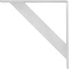 imageEkena Millwork BKTM02X20X20TRSS 2Inch W x 20Inch D x 20Inch H Traditional Bracket Stainless SteelHammered White