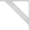 imageEkena Millwork BKTM02X20X20TRSS 2Inch W x 20Inch D x 20Inch H Traditional Bracket Stainless SteelHammered White