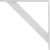 imageEkena Millwork BKTM02X20X20TRSS 2Inch W x 20Inch D x 20Inch H Traditional Bracket Stainless SteelHammered White