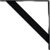 imageEkena Millwork BKTM02X20X20TRSS 2Inch W x 20Inch D x 20Inch H Traditional Bracket Stainless SteelPowder Coated Black