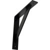 imageEkena Millwork BKTM02X20X20TRSS 2Inch W x 20Inch D x 20Inch H Traditional Bracket Stainless SteelPowder Coated Black
