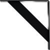 imageEkena Millwork BKTM02X20X20TRSS 2Inch W x 20Inch D x 20Inch H Traditional Bracket Stainless SteelPowder Coated Black