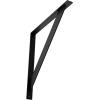 imageEkena Millwork BKTM02X20X20TRSS 2Inch W x 20Inch D x 20Inch H Traditional Bracket Stainless SteelPowder Coated Black