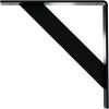 imageEkena Millwork BKTM02X20X20TRSS 2Inch W x 20Inch D x 20Inch H Traditional Bracket Stainless SteelPowder Coated Black