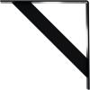 imageEkena Millwork BKTM02X20X20TRSS 2Inch W x 20Inch D x 20Inch H Traditional Bracket Stainless SteelPowder Coated Black
