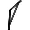 imageEkena Millwork BKTM02X20X20TRSS 2Inch W x 20Inch D x 20Inch H Traditional Bracket Stainless SteelPowder Coated Black
