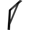 imageEkena Millwork BKTM02X20X20TRSS 2Inch W x 20Inch D x 20Inch H Traditional Bracket Stainless SteelPowder Coated Black