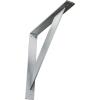 imageEkena Millwork BKTM02X20X20TRSS 2Inch W x 20Inch D x 20Inch H Traditional Bracket Stainless SteelUnfinished Steel