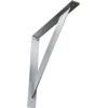 imageEkena Millwork BKTM02X20X20TRSS 2Inch W x 20Inch D x 20Inch H Traditional Bracket Stainless SteelUnfinished Steel