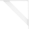 imageEkena Millwork BKTM02X20X20TRSS 2Inch W x 20Inch D x 20Inch H Traditional Bracket Stainless SteelWhite Primer Paintable