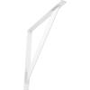 imageEkena Millwork BKTM02X20X20TRSS 2Inch W x 20Inch D x 20Inch H Traditional Bracket Stainless SteelWhite Primer Paintable