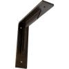 image2W x 10D x 10H Stockport Steel Bracket Stainless SteelAntiqued Bronze