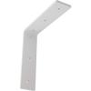 image2W x 8D x 8H Hamilton Steel Bracket Hammered GoldWhite Primer Paintable