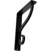imageEkena Millwork BKTM01X10X12SAS 1 12Inch W x 10Inch D x 12Inch H Ashford Single Wrought Iron BracketPowder Coated Black