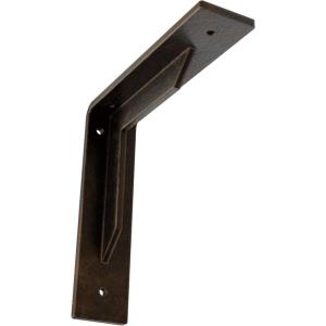 image2W x 10D x 10H Stockport Steel Bracket Stainless SteelAntiqued Bronze