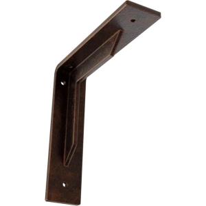 image2W x 10D x 10H Stockport Steel Bracket Stainless SteelAntiqued Copper
