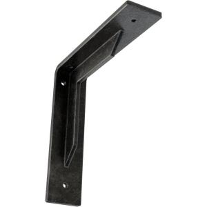 image2W x 10D x 10H Stockport Steel Bracket Stainless SteelAntiqued Silver