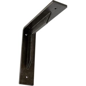 image2W x 10D x 10H Stockport Steel Bracket Stainless SteelAntiqued Warm Silver