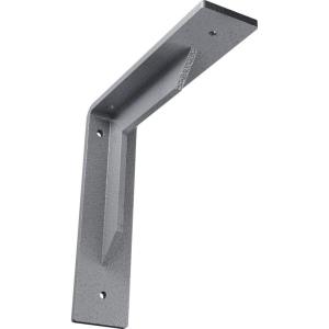 image2W x 10D x 10H Stockport Steel Bracket Stainless SteelHammered Light Blue