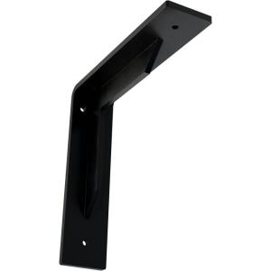 image2W x 10D x 10H Stockport Steel Bracket Stainless SteelPowder Coated Black
