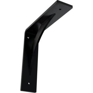 image2W x 14D x 14H Legacy Steel Bracket White PrimerPowder Coated Black