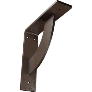 image2W x 20D x 20H Bulwark Steel Bracket Hammered WhiteHammered Brown