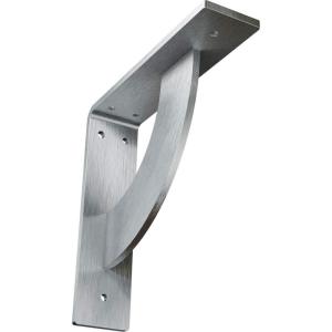 image2W x 20D x 20H Bulwark Steel Bracket Hammered WhiteUnfinished Steel