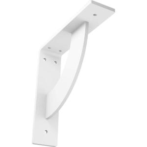 image2W x 20D x 20H Bulwark Steel Bracket Hammered WhiteWhite Primer Paintable