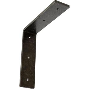 image2W x 8D x 8H Hamilton Steel Bracket Hammered GoldAntiqued Warm Silver