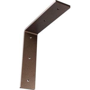 image2W x 8D x 8H Hamilton Steel Bracket Hammered GoldHammered Dark Bronze