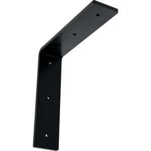 image2W x 8D x 8H Hamilton Steel Bracket Hammered GoldPowder Coated Black