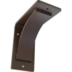 image3W x 6D x 6H Morris Steel Bracket Stainless SteelHammered Brown