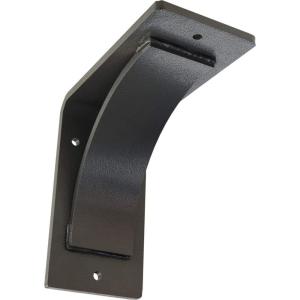 image3W x 6D x 6H Morris Steel Bracket Stainless SteelHammered Gray