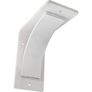 image3W x 6D x 6H Morris Steel Bracket Stainless SteelHammered White